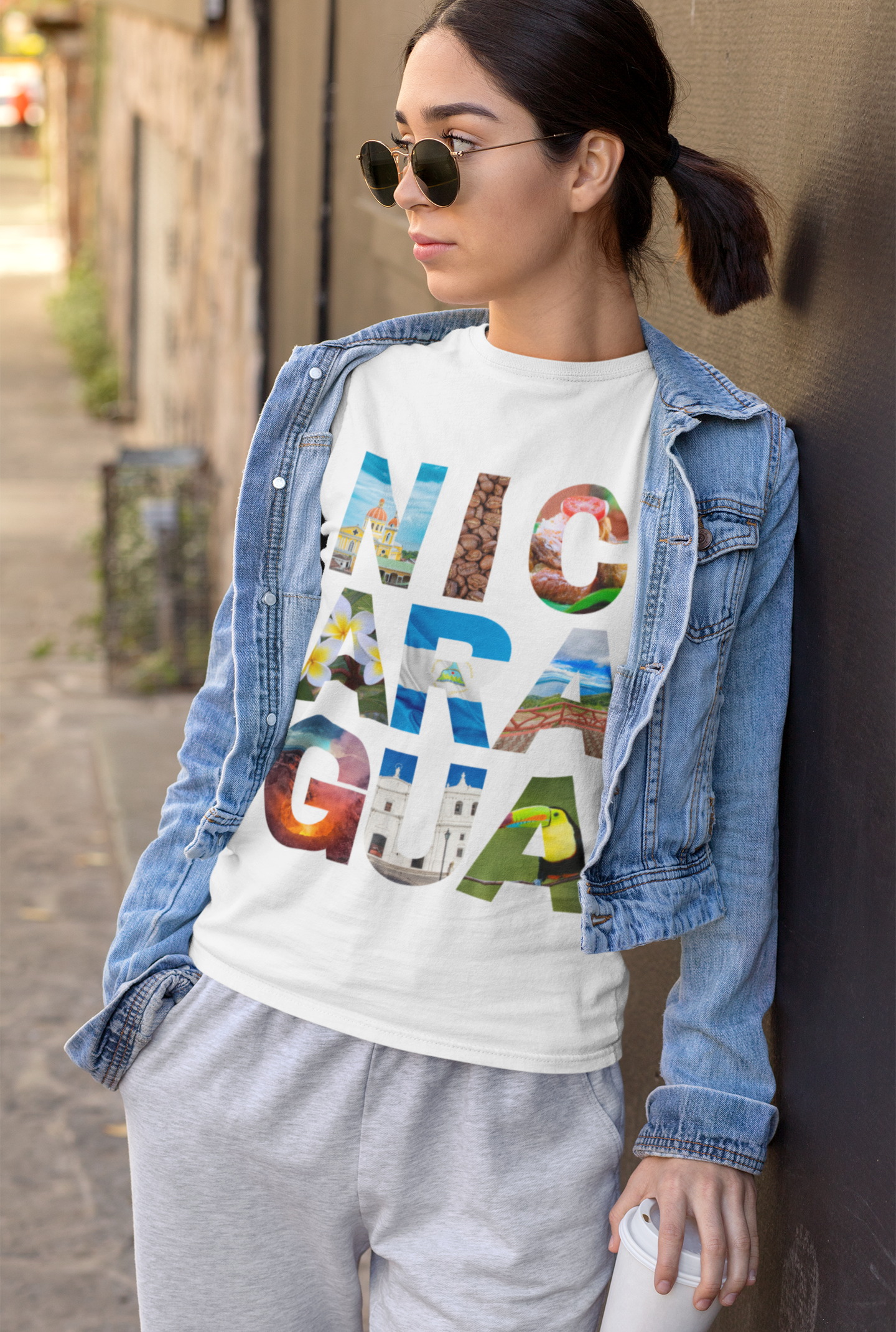 Camiseta Unisex Letras Nic con Diseños